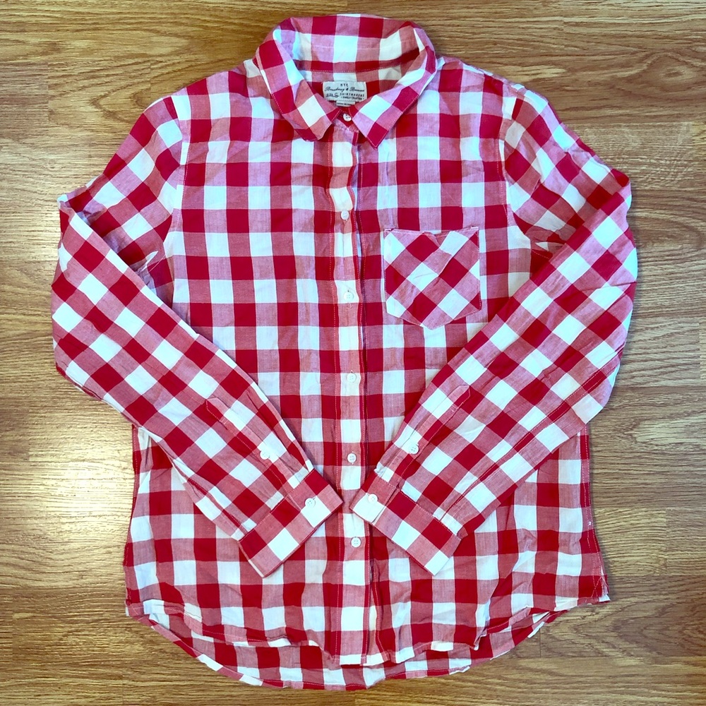 Madewell "Broadway & Broome" plaid shirt